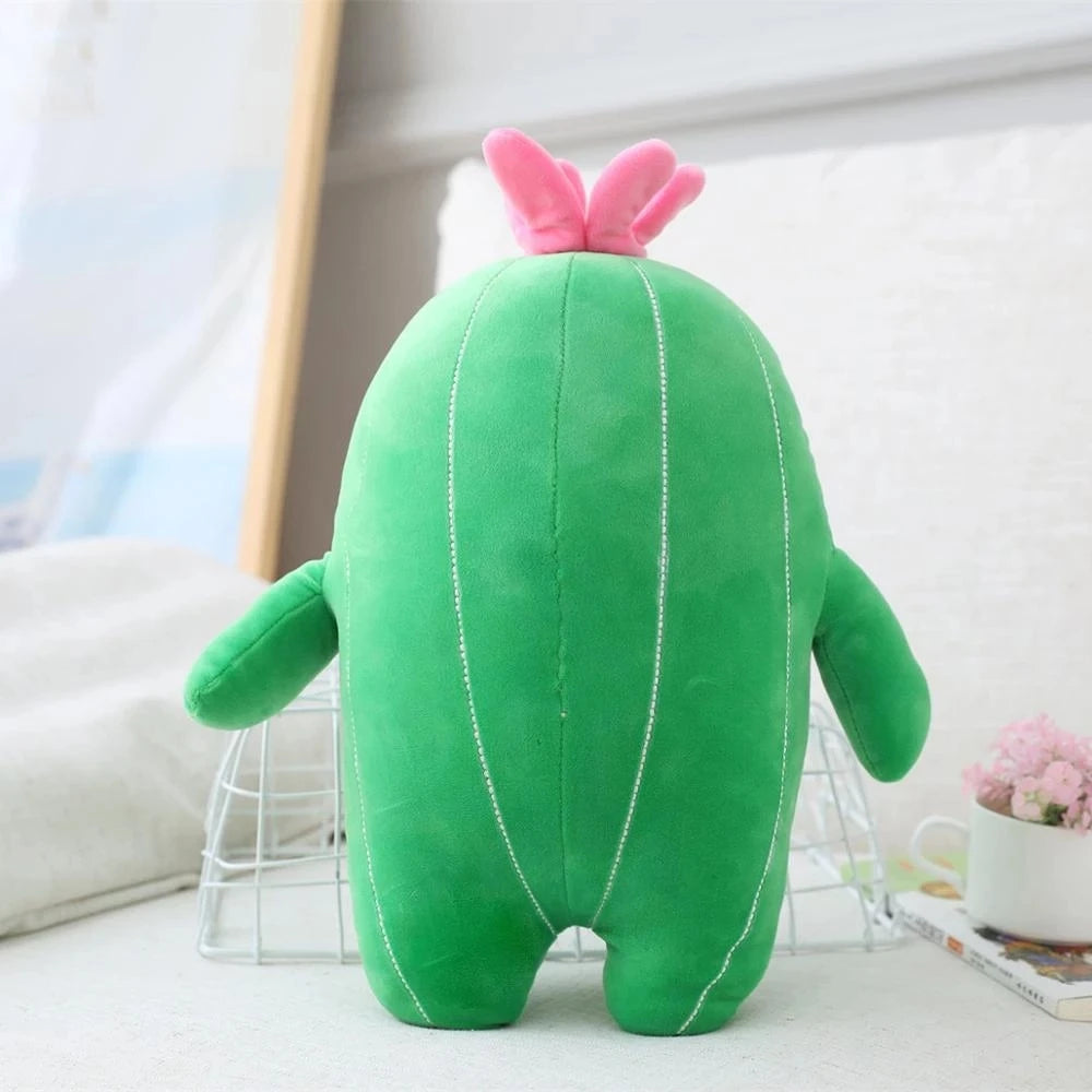 Lovely Flower Plant Cactus Plush Toy | Triver Stuffed Doll Pillow Cushion Bolster | Kids Children Boy Girl Gift | Room Bedroom Decor