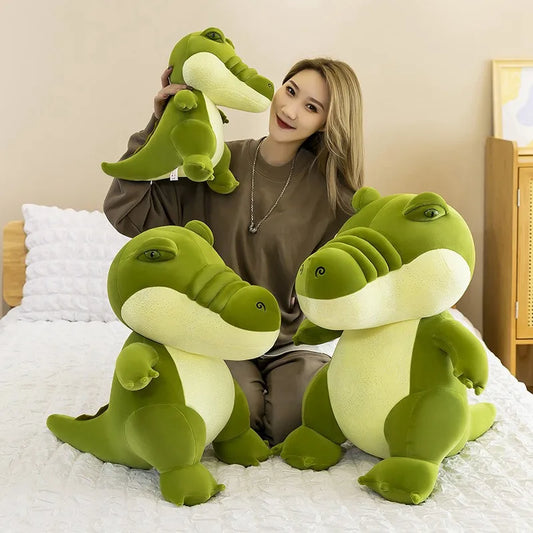 Giant Real Lifelike Standing Crocodile Plush Toy | Soft Stuffed Animal Crocodile Pillow Simulation Alligator Doll | Room Sofa Decor | Alo Trendy