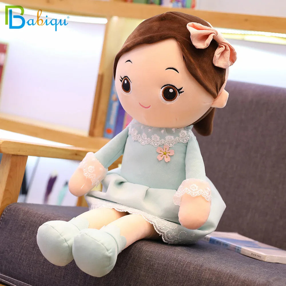 40-90cm Kawaii Plush Girl Dolls with Lace Clothes | Soft Stuffed Dolls | Lovely Plush Toys | Perfect Girl Toys for Kids' Birthday & Valentine Gifts