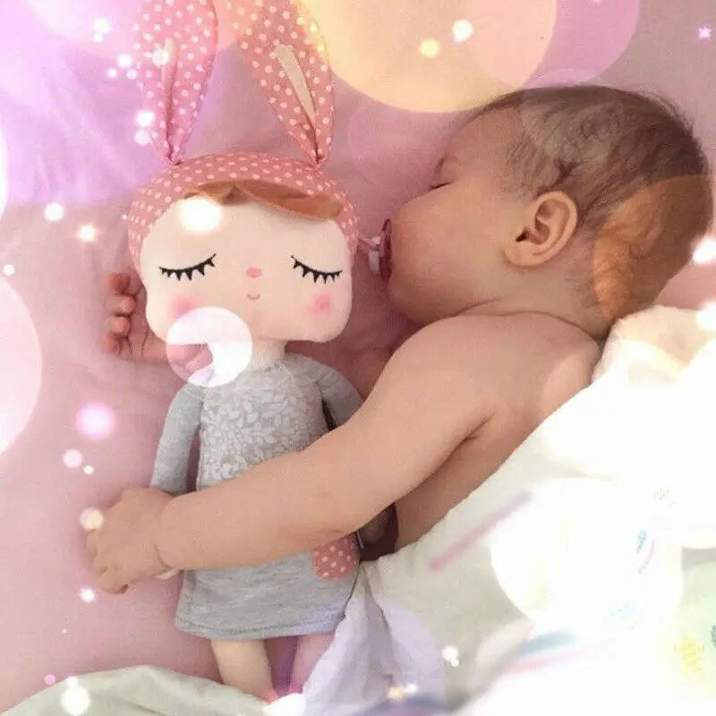 Angela Rabbit Metoo Sleeping Doll | Cute Cartoon Stuffed Plush Toy | Ideal Baby Birthday Gift | Soft Newborn Infant Comfort Toy