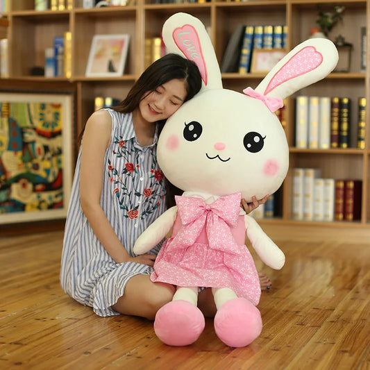 35-150cm Cute Long Legs Rabbit Plush Toy | Stuffed Soft Animal Bunny Doll | Baby Kids Toys Birthday Gift Christmas Present For Girl | Alo Trendy