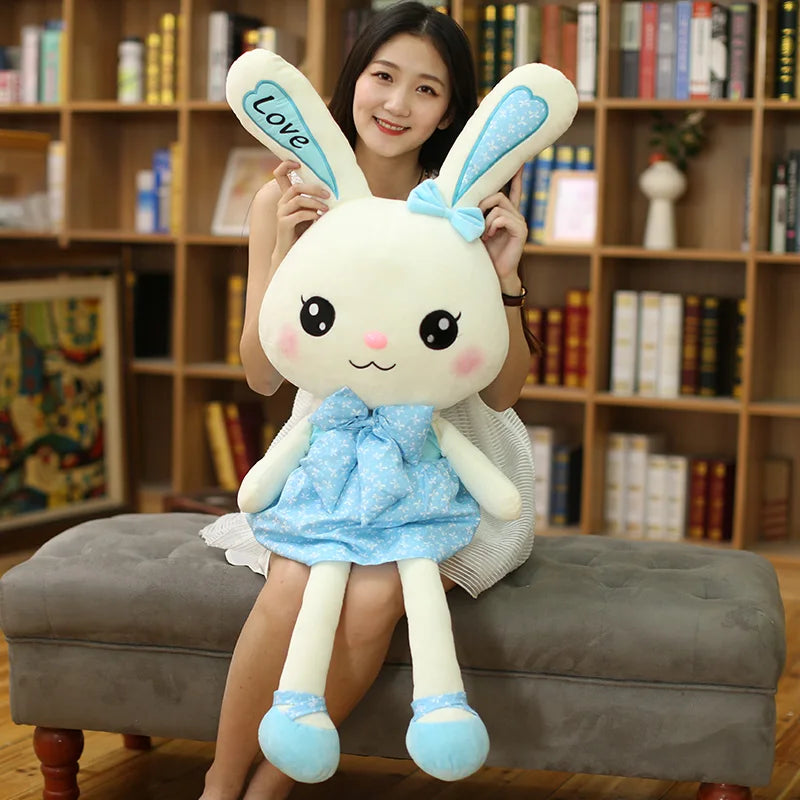 35-150cm Cute Long Legs Rabbit Plush Toy | Stuffed Soft Animal Bunny Doll | Baby Kids Toys Birthday Gift Christmas Present For Girl | Alo Trendy