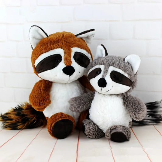 25-55cm Gray Raccoon Plush Toy | Cute Soft Stuffed Animals Doll Pillow for Girls Children Kids Baby | Birthday Gift