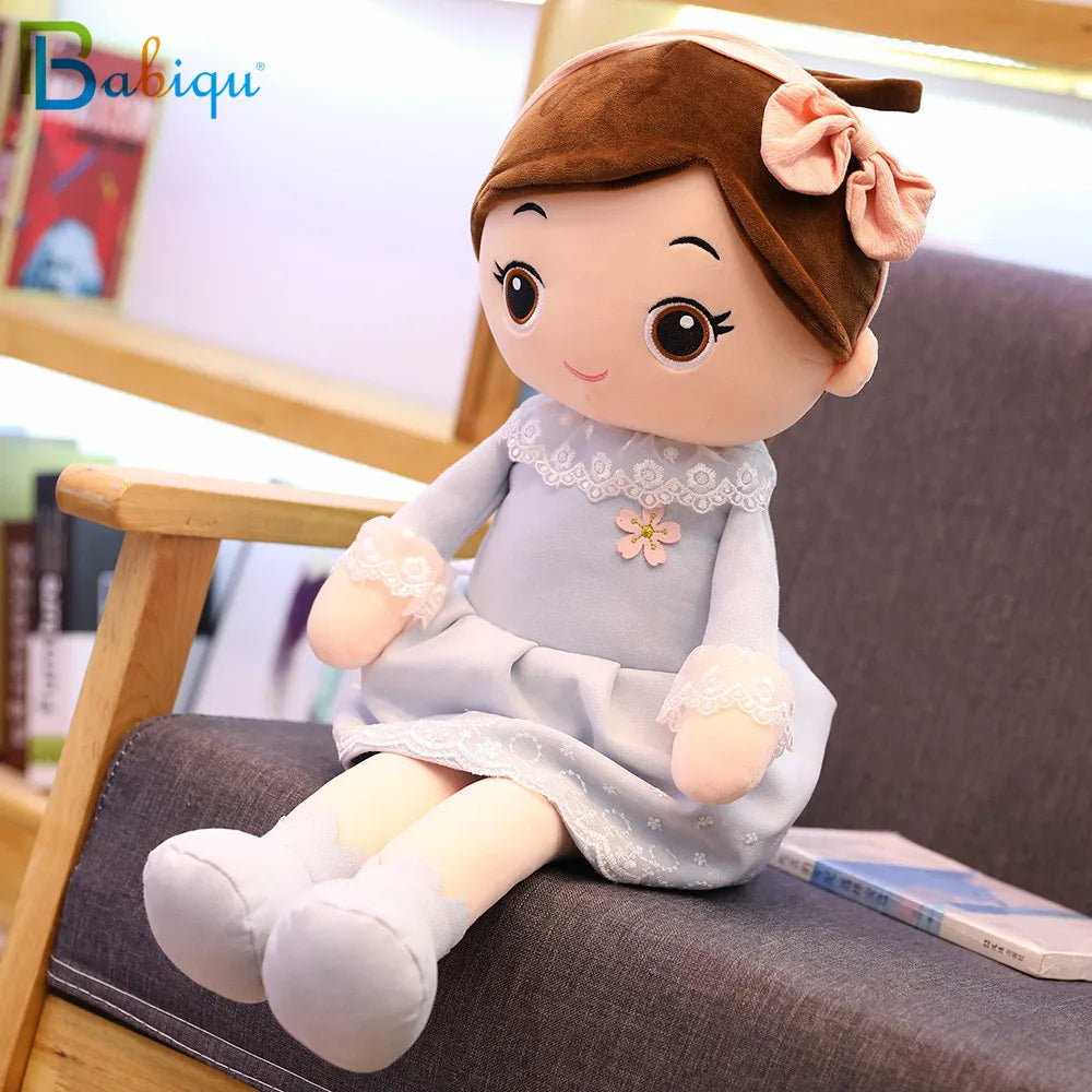 40-90cm Kawaii Plush Girl Dolls with Lace Clothes | Soft Stuffed Dolls | Lovely Plush Toys | Perfect Girl Toys for Kids' Birthday & Valentine Gifts