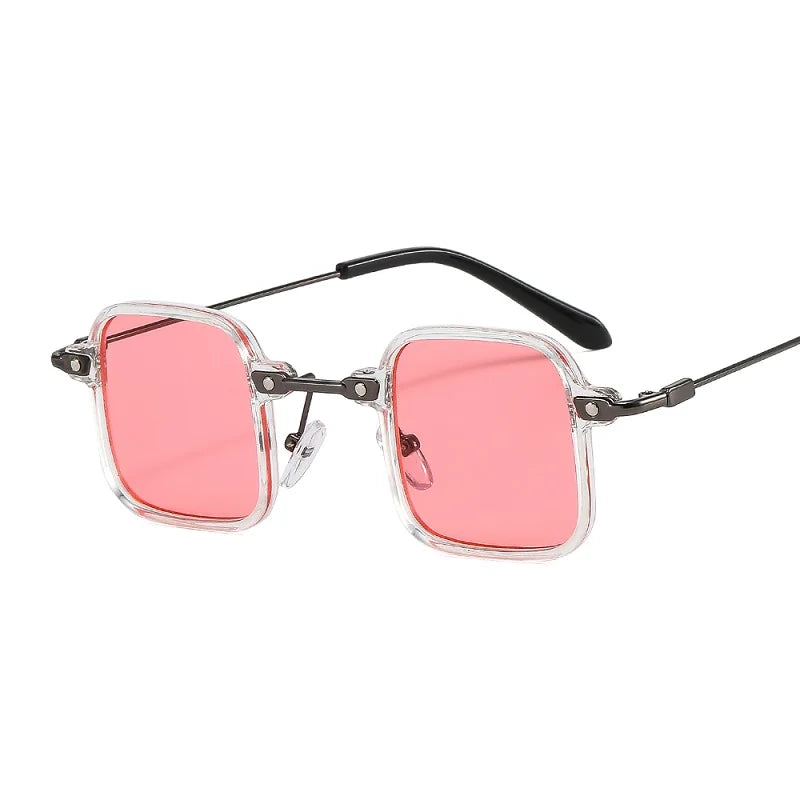 New Fashion Square Sunglasses | Gradient PC Lens | Alloy Metal Frame | Luxury Designer Casual Style | UV400 Protection