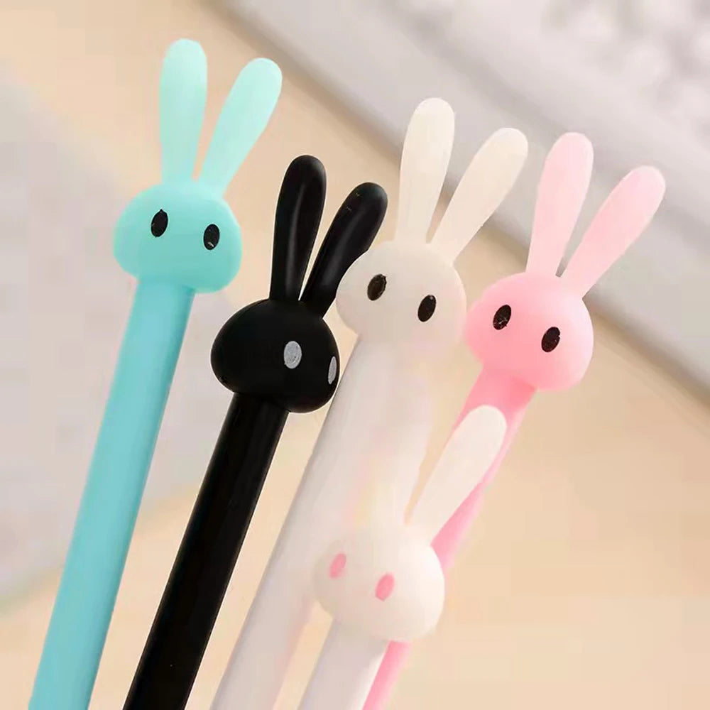 4PCS/Set Kawaii Rabbit Gel Pen 0.38mm Creative Cute Neutral Ink Pen Children Gift School Office Writing Supplies Stationery | Alo Trendy