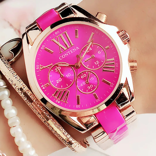 New Watch Womens Stainless Steel Ceramic Wristwatches | Ladies Quartz Watches | Top Brand Luxury Women's Dress Watches | Elegant Woman Watches