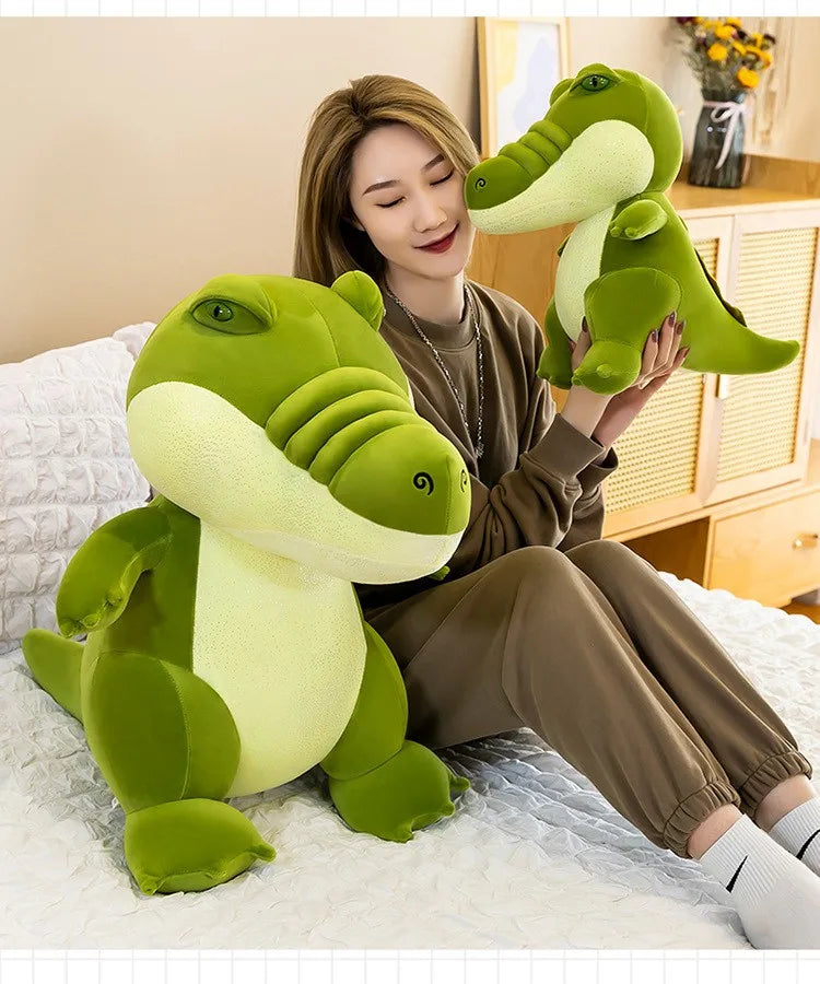 Giant Real Lifelike Standing Crocodile Plush Toy | Soft Stuffed Animal Crocodile Pillow Simulation Alligator Doll | Room Sofa Decor | Alo Trendy