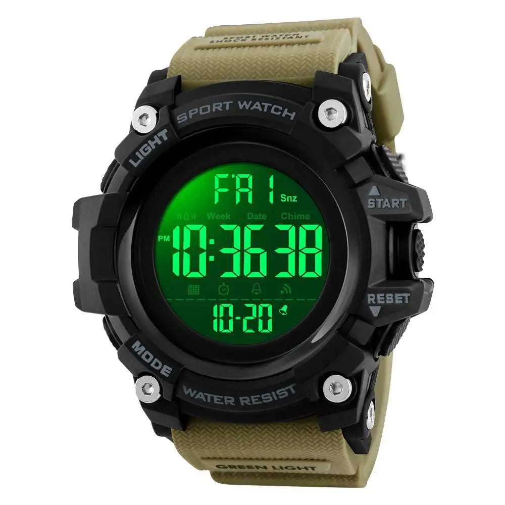 Waterproof LED Electronic Digital Men's Sport Watch | Countdown Stopwatch Top Brand Luxury Wristwatch for Men