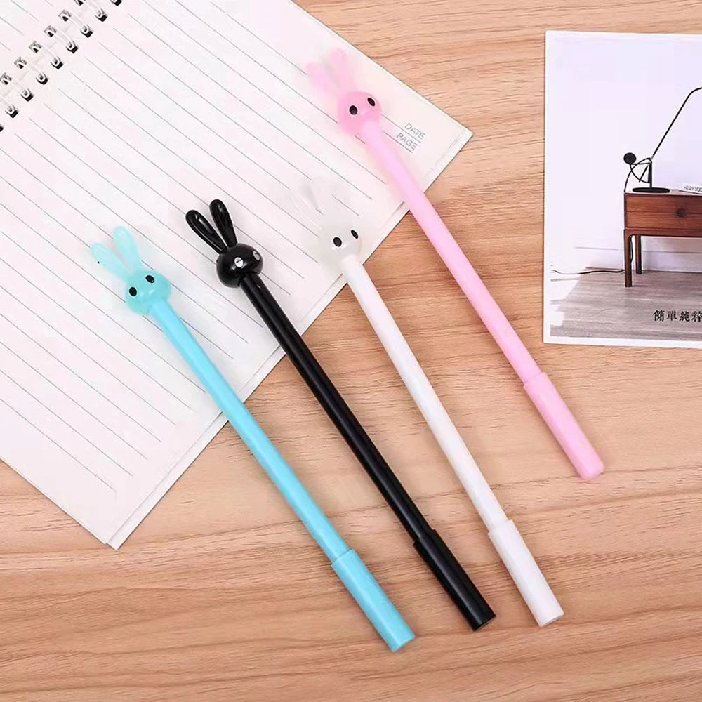 4PCS/Set Kawaii Rabbit Gel Pen 0.38mm Creative Cute Neutral Ink Pen Children Gift School Office Writing Supplies Stationery | Alo Trendy