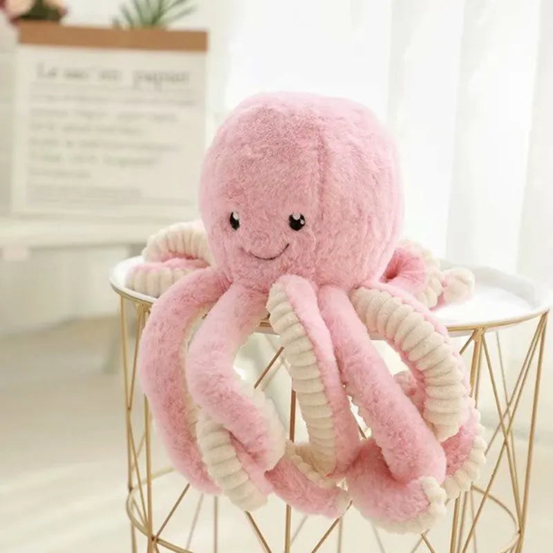 40/60/80cm Huge Cute Octopus Plush Toy | Octopus Whale Dolls Stuffed Pillow | Plush Sea Animal Toys for Children and Girls | Perfect Xmas Gift | Alo Trendy