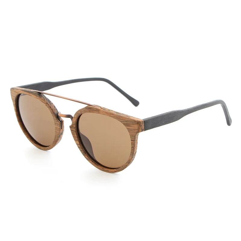 New Design Vintage Acetate Wood Sunglasses for Men and Women | Stylish and Eco-Friendly Unisex Eyewear