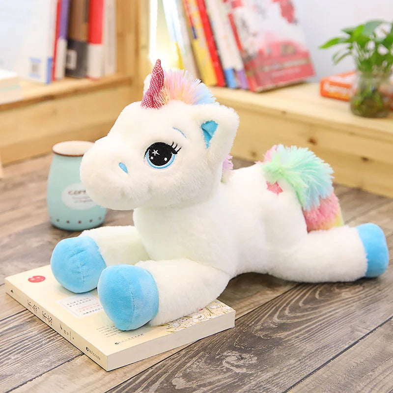 Large Cute Cartoon Unicorn Plush Toys 1 pcs 40-80cm | Soft Stuffed Animal Horse Pillow for Girls | Perfect Home Decor and Lover Gift | 2 Styles Available