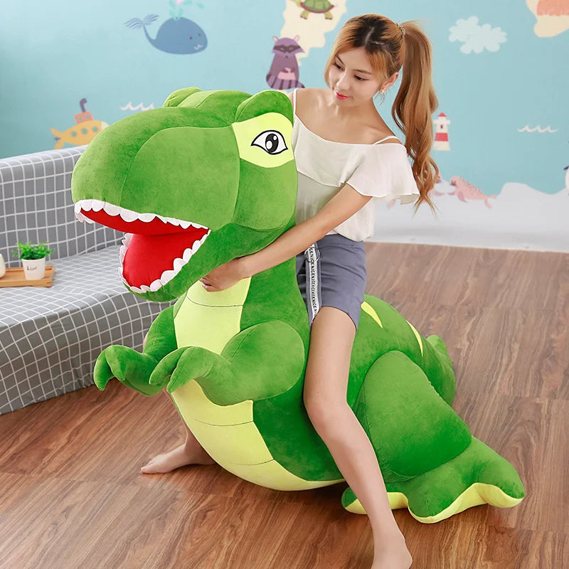 45-110cm Cartoon Dinosaur Plush Toys | Cute Tyrannosaurus Doll | Stuffed Animals for Boys & Girls | Perfect Birthday Gifts