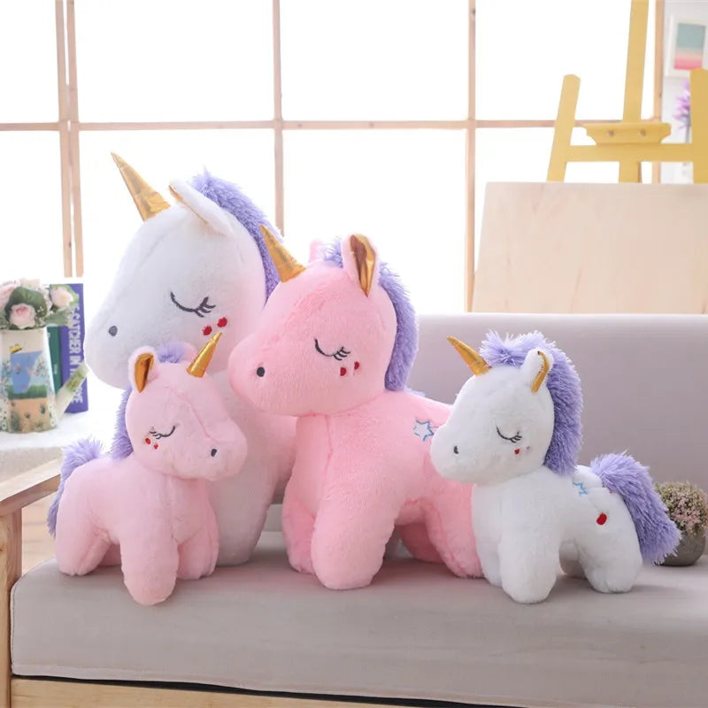 40-70cm Unicorn Stuffed Animals Plush Toy | High-Quality Cartoon Unicornio Animal Horse | Perfect Gift for Children & Kids Christmas Present | Alo Trendy