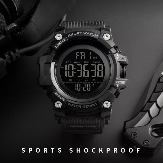 Waterproof LED Electronic Digital Men's Sport Watch | Countdown Stopwatch Top Brand Luxury Wristwatch for Men