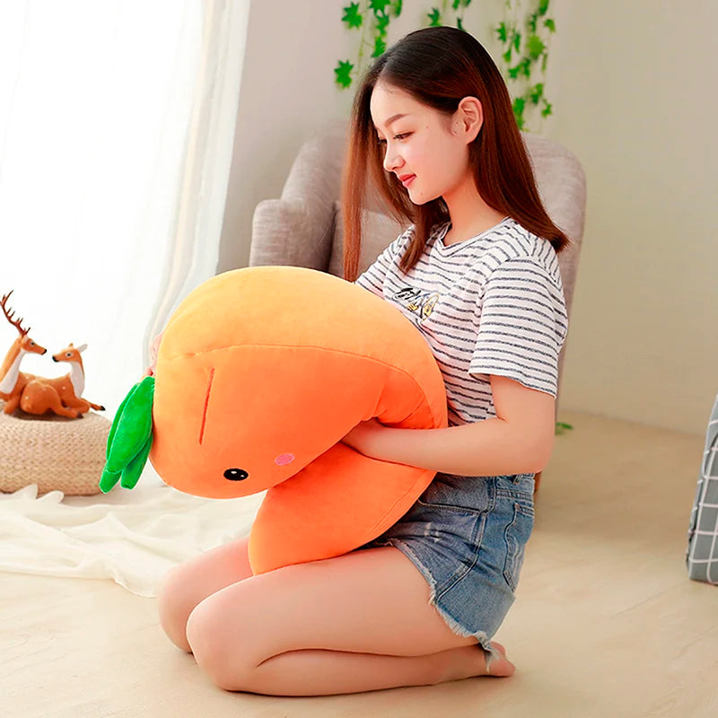 1pc Big Creative Simulation Carrot Plush Toy | Super Soft Carrot Doll Stuffed with Down Cotton Pillow Cushion | Best Gift for Girls