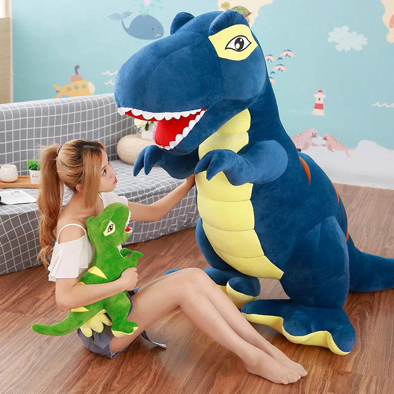 45-110cm Cartoon Dinosaur Plush Toys | Cute Tyrannosaurus Doll | Stuffed Animals for Boys & Girls | Perfect Birthday Gifts