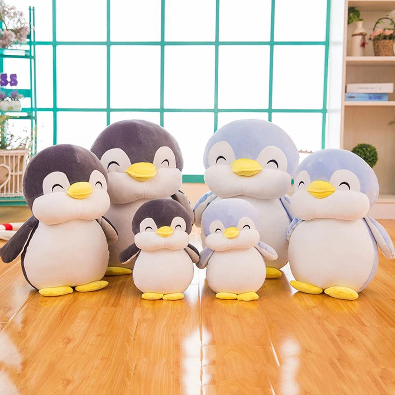 30-55cm Soft Fat Penguin Plush Toys | Stuffed Cartoon Animal Doll | Fashion Toy for Kids and Babies | Perfect Christmas and Birthday Gift for Lovely Girls