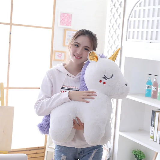 40-70cm Unicorn Stuffed Animals Plush Toy | High-Quality Cartoon Unicornio Animal Horse | Perfect Gift for Children & Kids Christmas Present | Alo Trendy