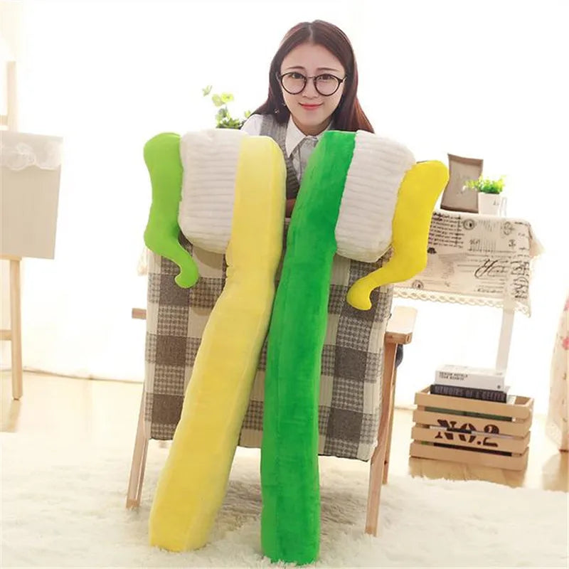 90CM One Piece Creative Toothbrush Pillow | PP Cotton Stuffed Sleeping Pillows | Plush Toy Sofa Decoration Office Cushions | 4 Colors