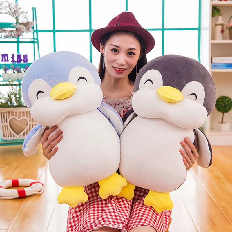 30-55cm Soft Fat Penguin Plush Toys | Stuffed Cartoon Animal Doll | Fashion Toy for Kids and Babies | Perfect Christmas and Birthday Gift for Lovely Girls