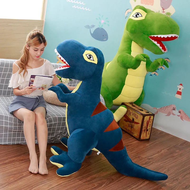 45-110cm Cartoon Dinosaur Plush Toys | Cute Tyrannosaurus Doll | Stuffed Animals for Boys & Girls | Perfect Birthday Gifts