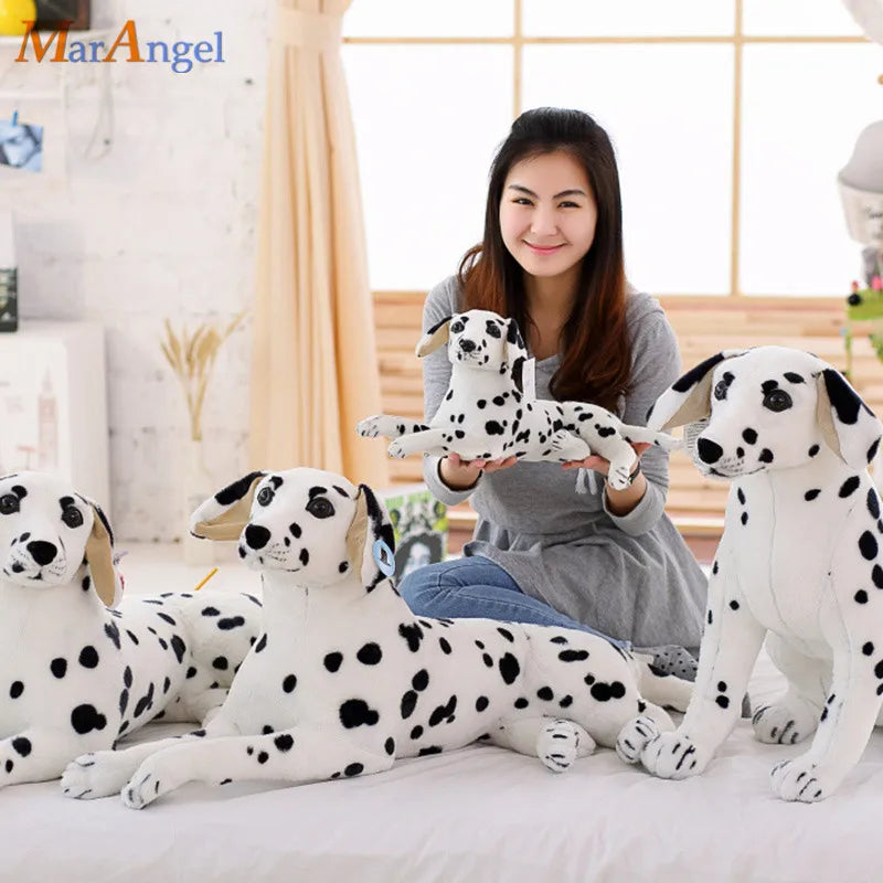 1pc 30/40/50/60cm Kawaii Dalmatians Stuffed Toys | Cute Simulation Dog Plush Toys | Stuffed Doll Kids Baby Toys Gift | Alo Trendy