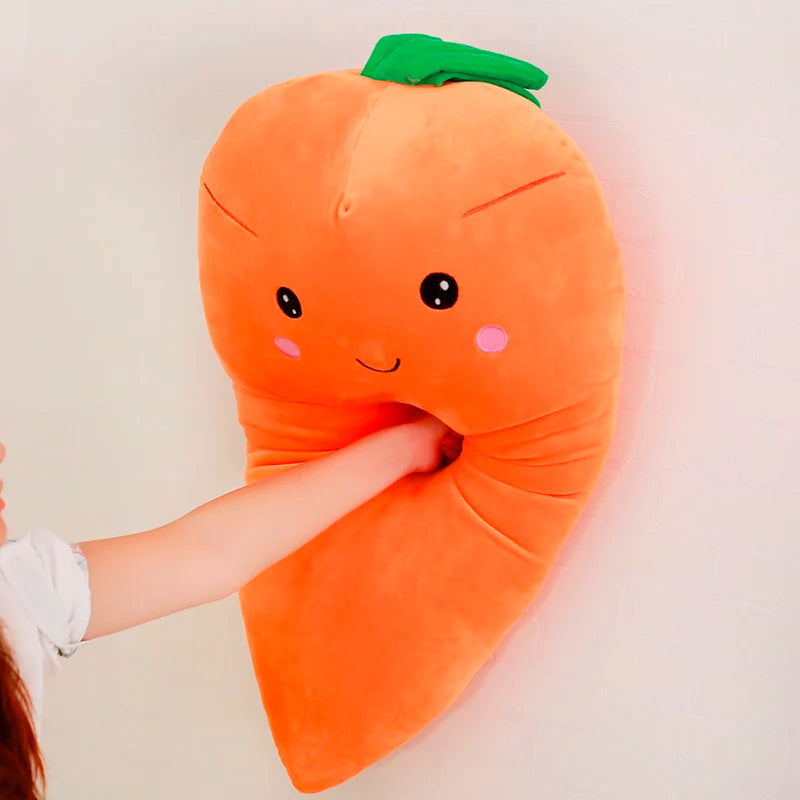 1pc Big Creative Simulation Carrot Plush Toy | Super Soft Carrot Doll Stuffed with Down Cotton Pillow Cushion | Best Gift for Girls