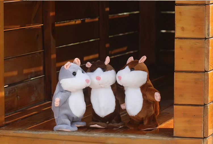 Talking Hamster Recording Voles | Imitate Speak Sound Repeat | Children Partner Plush Toy | Stuffed & Plush Animals Gift