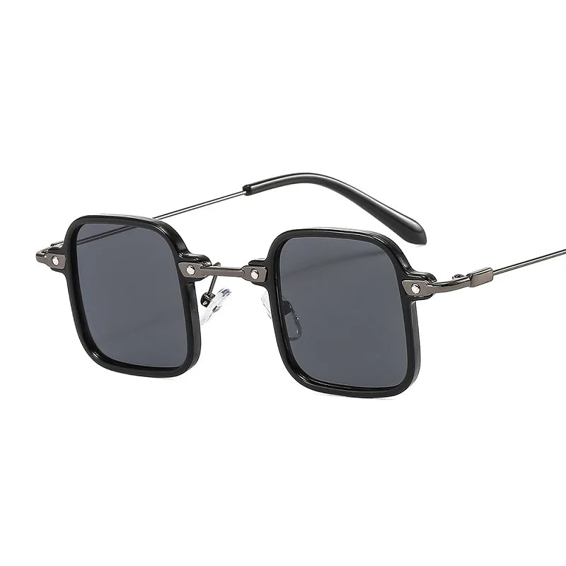 New Fashion Square Sunglasses | Gradient PC Lens | Alloy Metal Frame | Luxury Designer Casual Style | UV400 Protection