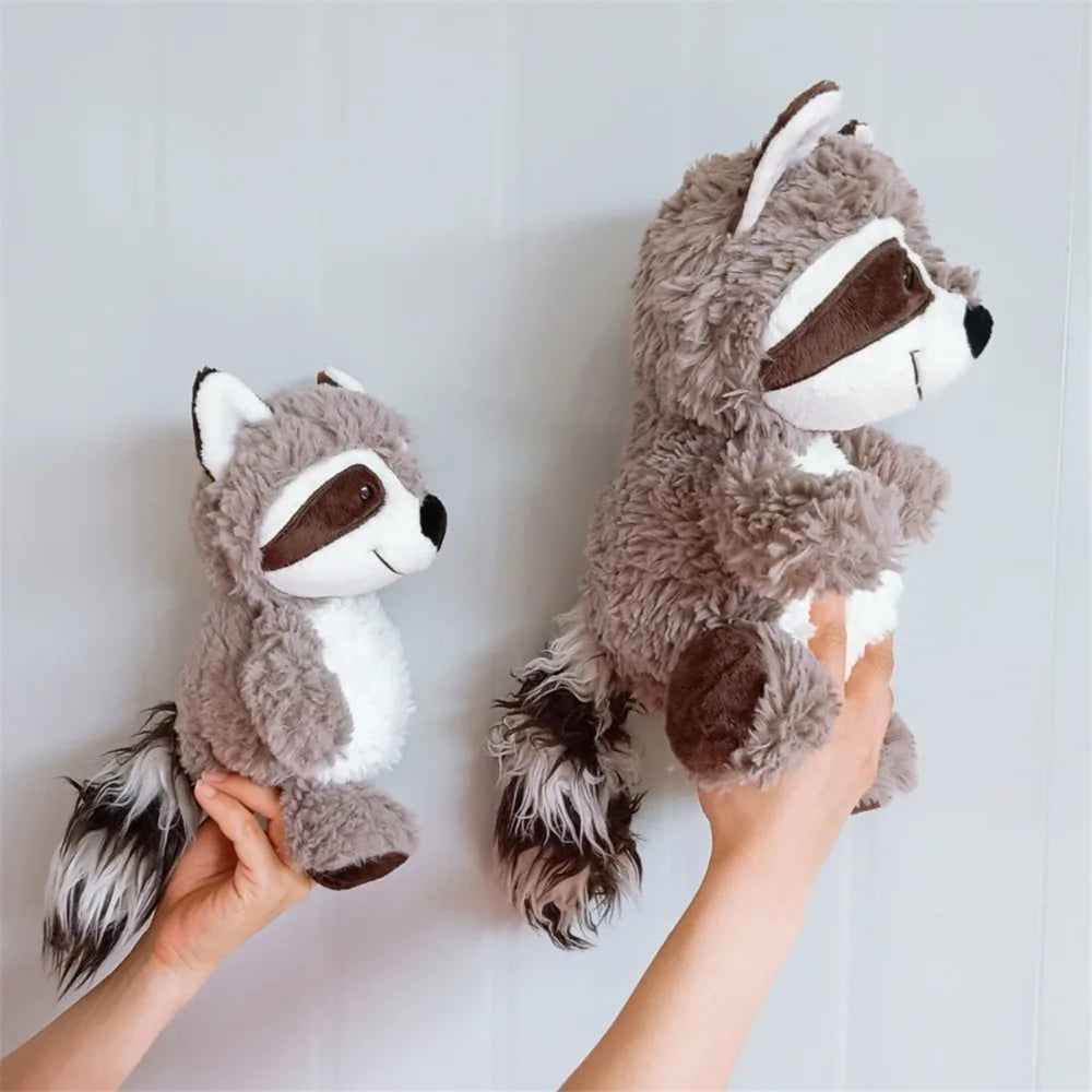 25-55cm Gray Raccoon Plush Toy | Cute Soft Stuffed Animals Doll Pillow for Girls Children Kids Baby | Birthday Gift