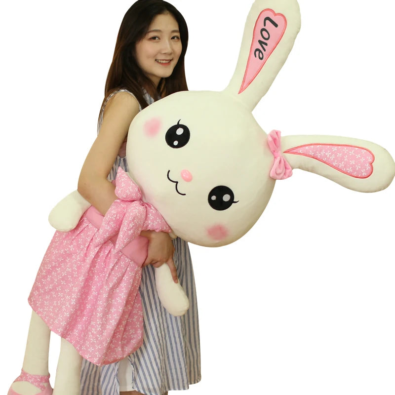 35-150cm Cute Long Legs Rabbit Plush Toy | Stuffed Soft Animal Bunny Doll | Baby Kids Toys Birthday Gift Christmas Present For Girl | Alo Trendy