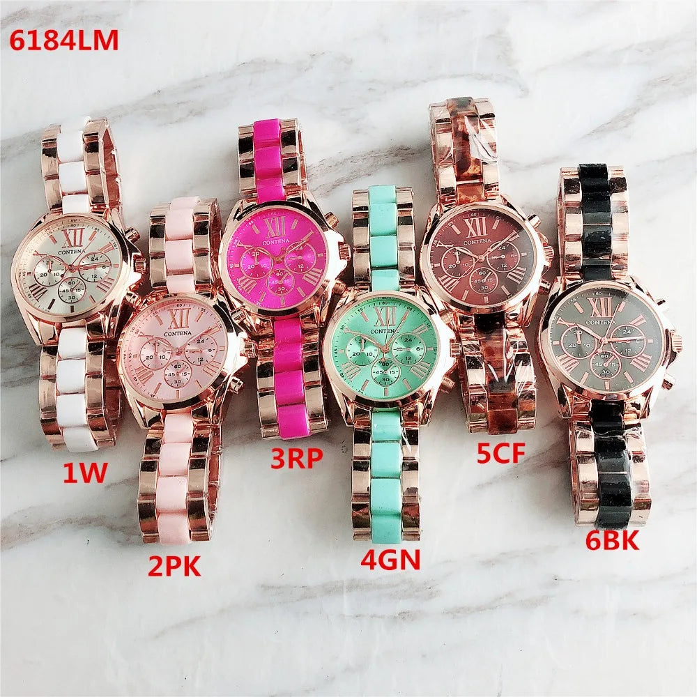 New Watch Womens Stainless Steel Ceramic Wristwatches | Ladies Quartz Watches | Top Brand Luxury Women's Dress Watches | Elegant Woman Watches