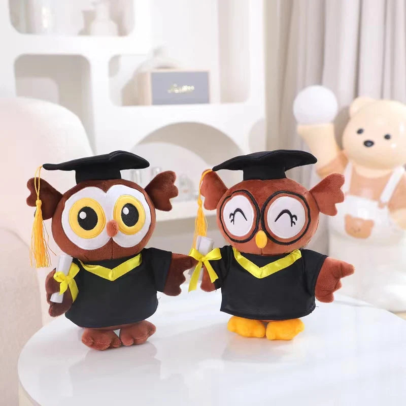 Graduate Plush Dolls | Doctor Capybara, Owl, Bear Plush Toys | Cute Stuffed Animal Toy Dolls | Soft Cartoon Pillow | Graduation Gifts