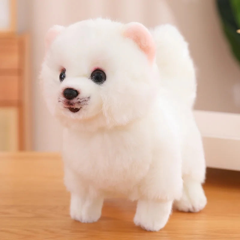 New Premium Cute Plush Pomeranian Dog | Real Life Toy Stuffed Animals | Soft Puppy Pet Doll for Children, Kids, and Girls | Lovely Gift