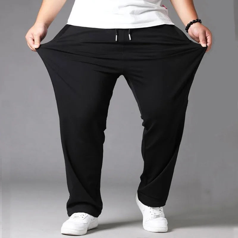 10XL Men's Loose Fit Tracksuit Pants | Oversized Elastic Waist Sweatpants | Casual Joggers for Sports and Everyday Wear