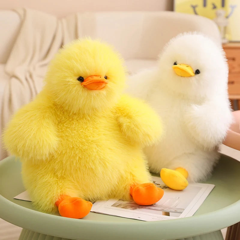 Soft Stuffed Fluffy Animal Lovely Duck Plush Toy | Cuddly Fat Ducks Plushie Doll Baby Accompany Sleeping Cushion Girls Hug Pillow | Alo Trendy