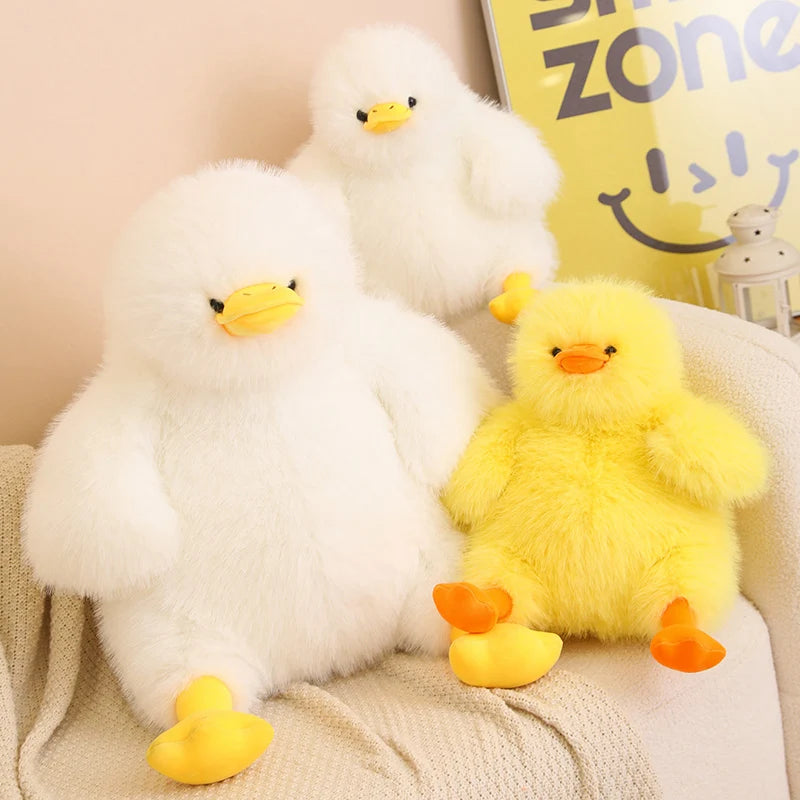 Soft Stuffed Fluffy Animal Lovely Duck Plush Toy | Cuddly Fat Ducks Plushie Doll Baby Accompany Sleeping Cushion Girls Hug Pillow | Alo Trendy