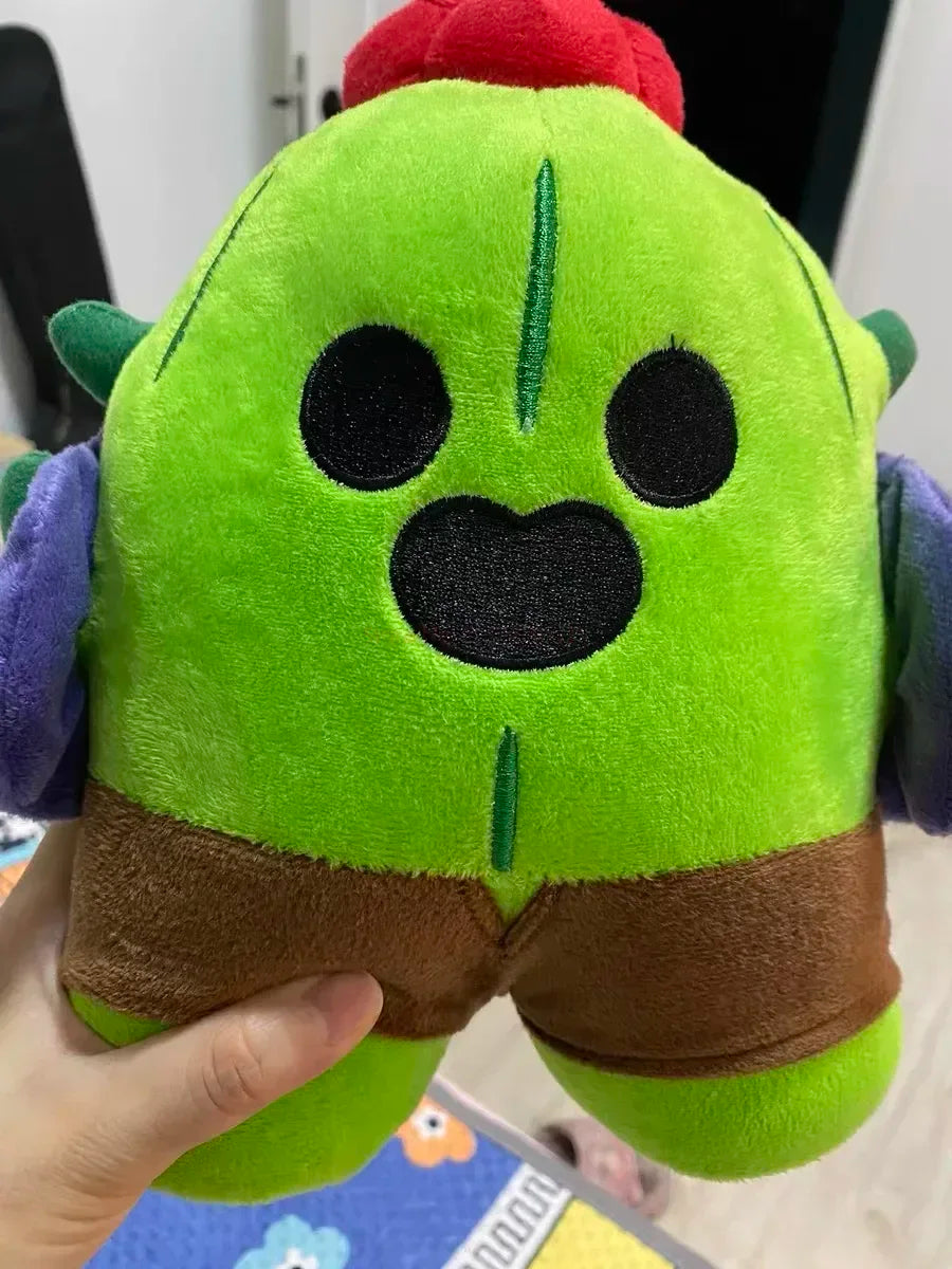 COC 25cm Supercell Leon Spike Plush Toy | Cotton Pillow Dolls | Game Characters | Game Peripherals Gift for Children | Clash of Clans Merchandise