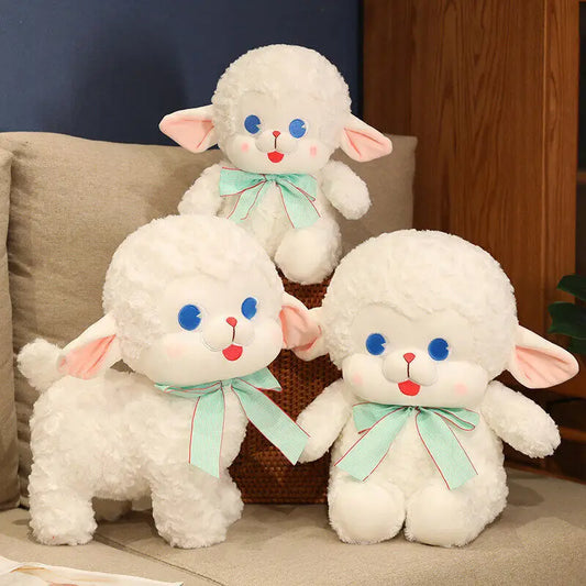 Cute Sheep Stuffed Plush Toys for Children | Rabbit Hair Small Sheep Dolls | Grab Machine Dolls Company Event Gifts | Alo Trendy