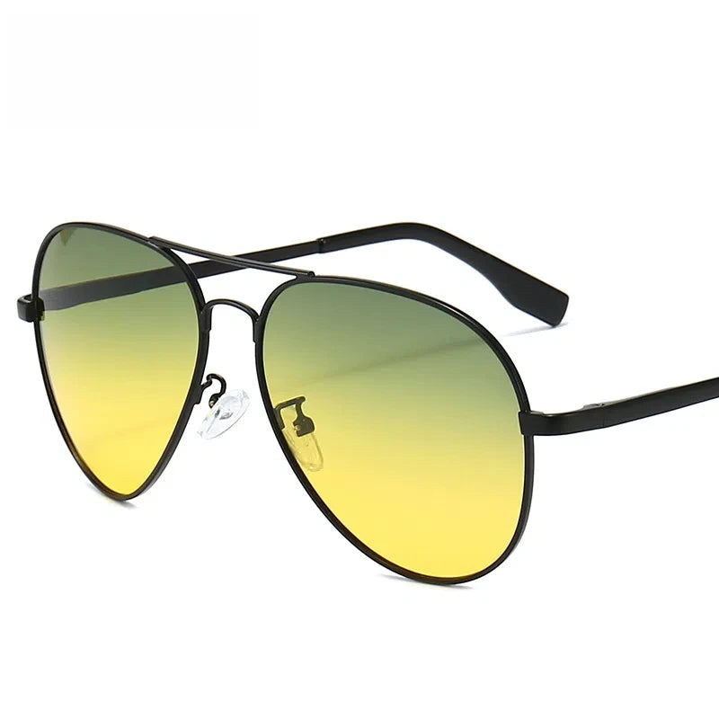 Color Change Sunglasses | Men Pilot Driving Photochromic Yellow Polarized | Women Sun Glasses Aviation Day And Night Vision | Oculos | Alo Trendy