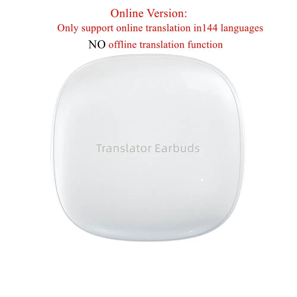 M3 Voice Translator Earbuds Supports 144 Languages Translation Wireless Bluetooth Headset Instant Two Way Online Offline