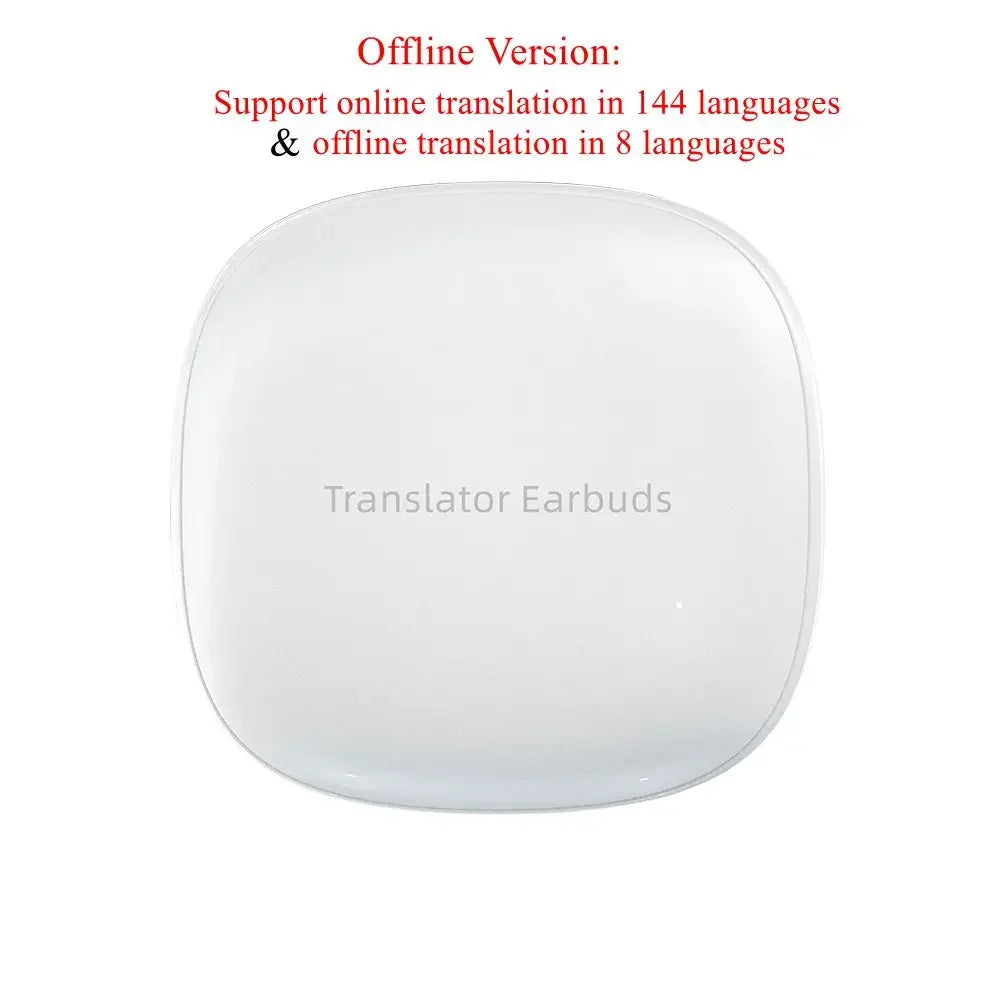 M3 Voice Translator Earbuds Supports 144 Languages Translation Wireless Bluetooth Headset Instant Two Way Online Offline