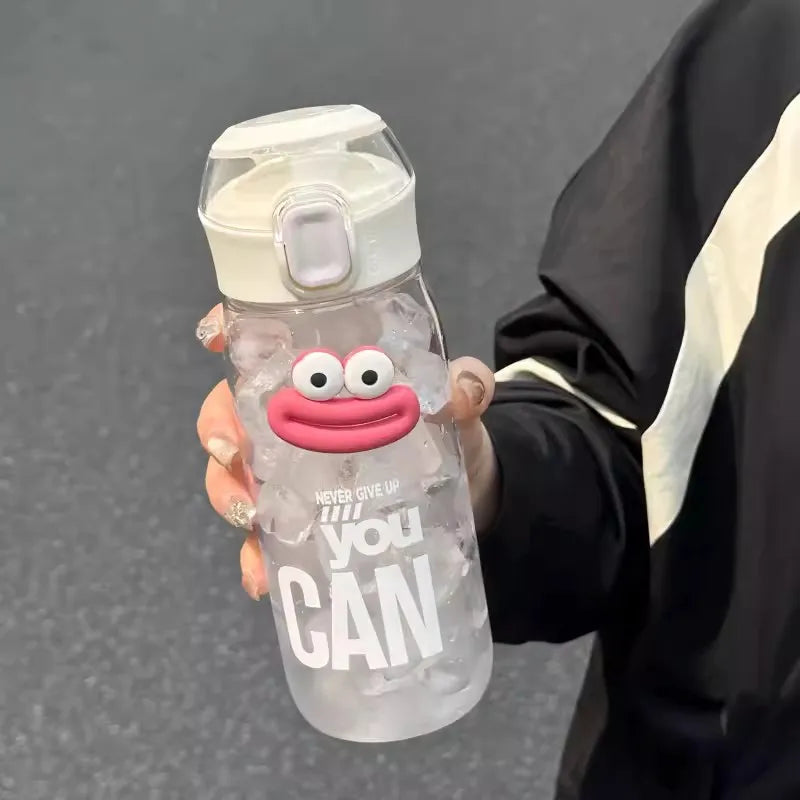 480/630ml Water Bottle Sport Big Kawaii Tritan Travel Ice Coffee Tea Milk Juice Cup Cute Gym School Portable Drinking Bottle | Alo Trendy