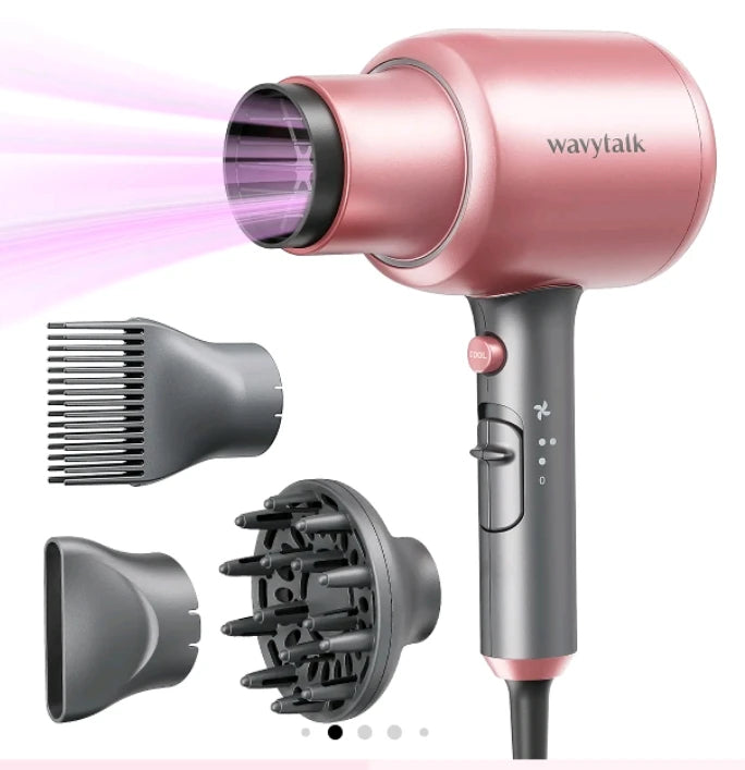 Wavytalk Professional Ionic Hair Dryer with Diffuser