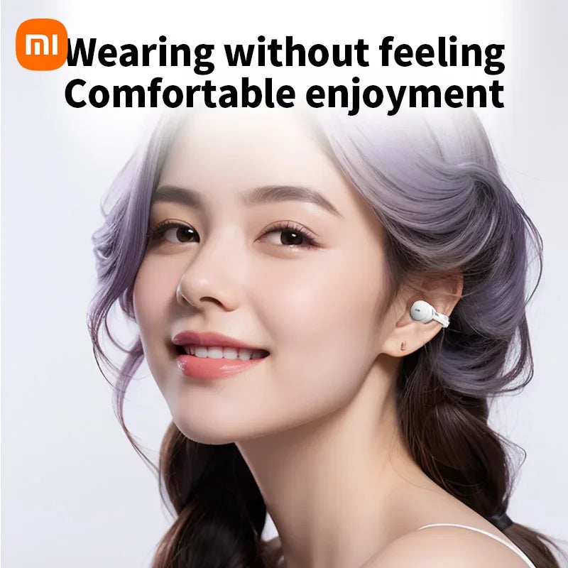 XIAOMI S39 Wireless Earbuds | ENC Ear Clip Bluetooth Headphone with LED Digital Display | Sport Running Earphones for Android and iOS