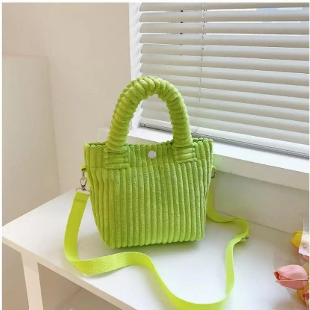 Winter Lamb Plush Handbag Women Bags Fashion Korean Large Capacity Wrist Bag Clutch With Handle Females Shopping Bag Bucket Tote