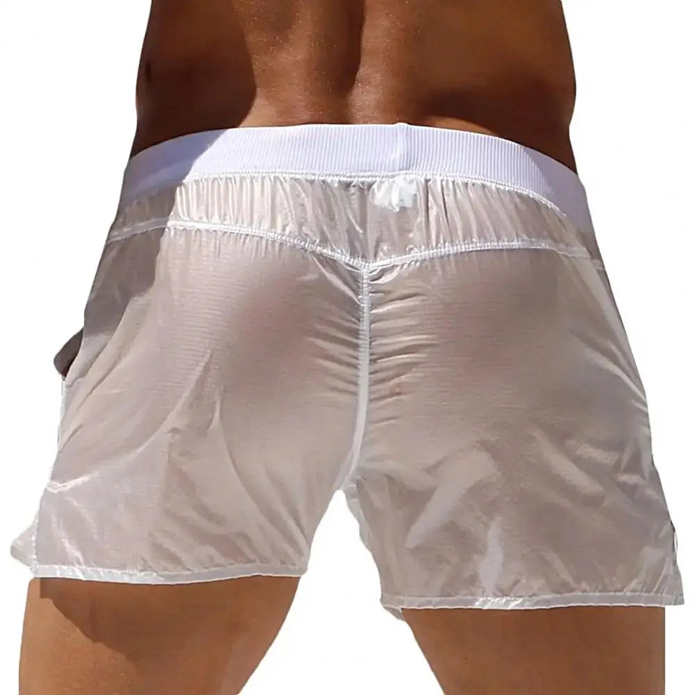 Swim Shorts Sexy Swimming Trunks | See-through Design Swimming Pants | Stylish and Comfortable Beachwear for Men