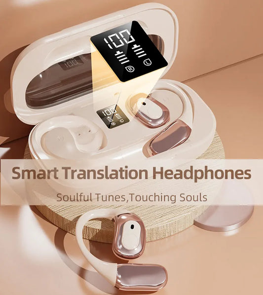 Translator Earbuds Intelligent Device Online 142 Languages Real Time AI Smart Voice Chatgpt Translation For Travel Korea